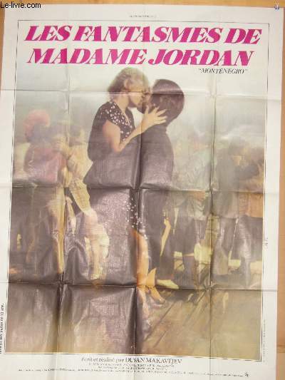 AFFICHE DE CINEMA - LES FANTASMES DE MADAME JORDAN - MONTENEGRO