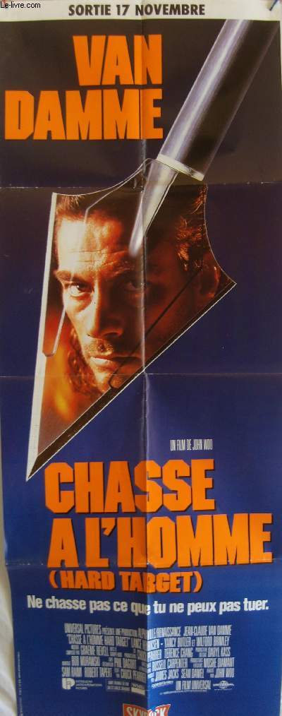 AFFICHE DE CINEMA - CHASSE A L'HOMME