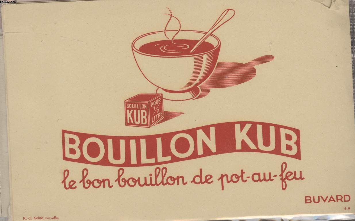 BUVARD - BOUILLON KUB LE BON BOUILLON DE POT-AU-FEU