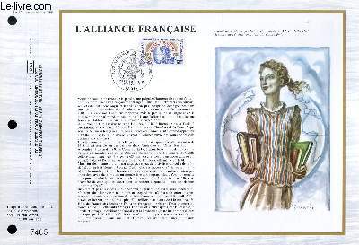 FEUILLET ARTISTIQUE PHILATELIQUE - CEF - N 671 - L'ALLIANCE FRANCAISE