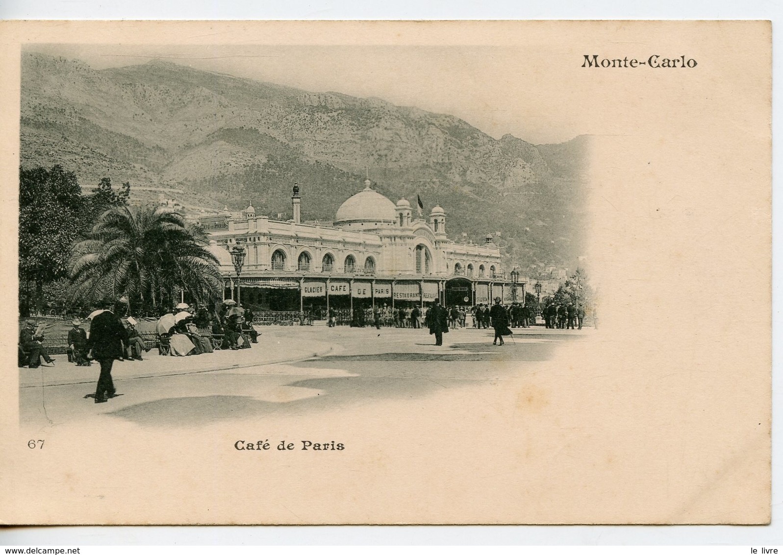 CPA MONACO. MONTE-CARLO CAF DE PARIS