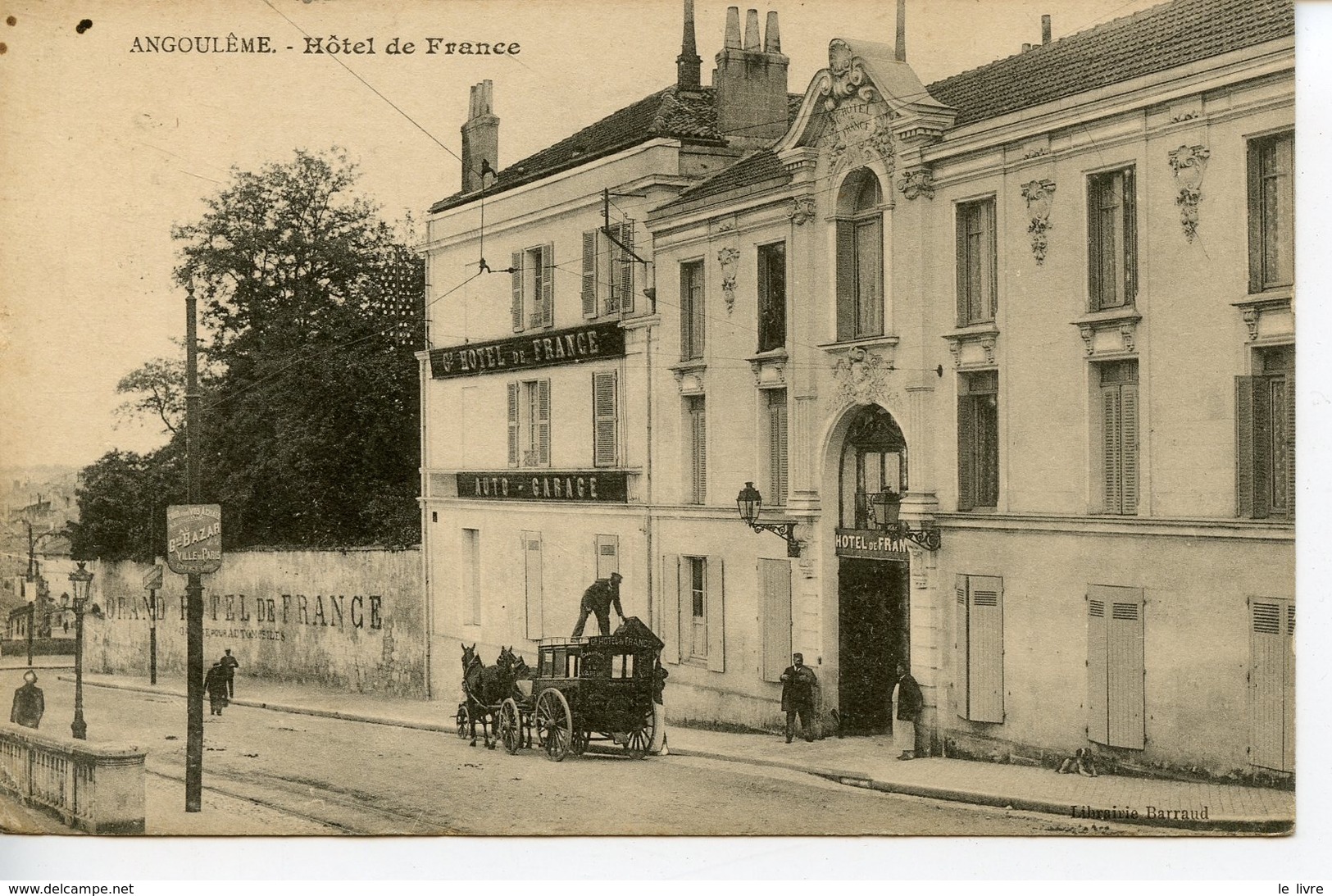 CPA 16 ANGOULEME. HOTEL DE FRANCE 1913