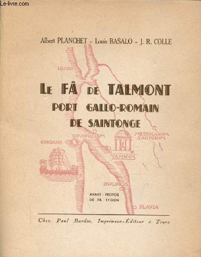 Le F de Talmont port gallo-romain de Saintonge.