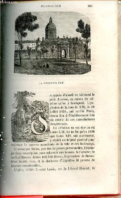 13me arrondissement - La salpetrire - chemin de fer d'orlans - pont de constantine - manufacture des gobelins - Tir du livre Paris-Album historique et monumental.