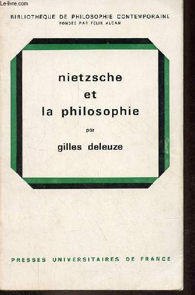 Nietzsche et la philosophie - Collection 