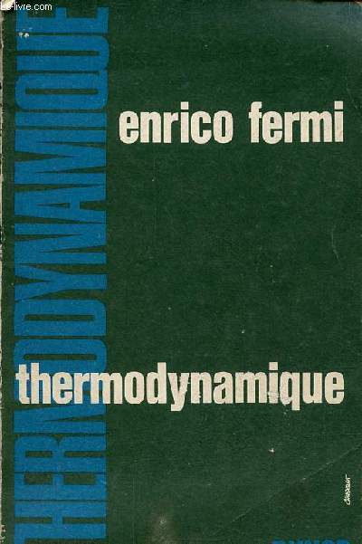 Thermodynamique.