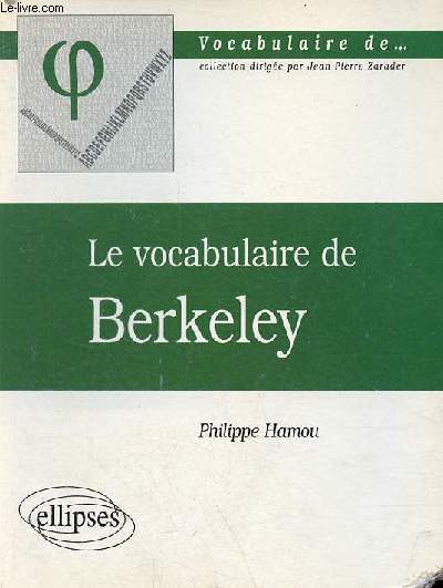 Le vocabulaire de Berkeley - Collection vocabulaire de.