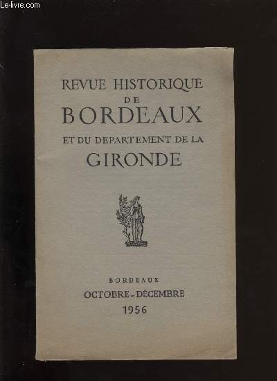 Revue historique de Bordeaux et du dpartement de la Gironde n 4
