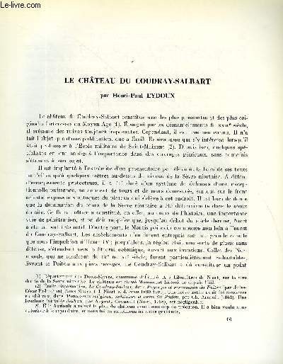 BULLETIN MONUMENTAL 125e VOLUME DE LA COLLECTION N3 - LE CHATEAU DU COUDRAY-SALBART PAR HENRI-PAUL EYDOUX