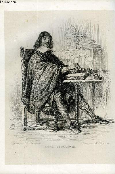 EXTRAIT DU PLUTARQUE FRANCAIS TOME 3 - Vies des hommes et des femmes illustres de la France depuis le cinquime sicle jusqu' nos jours. DESCARTES, NE EN 1596, MORT EN 1650