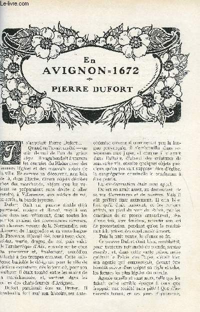 LE MONDE MODERNE TOME 26 - EN AVIGNON 1672 - PIERRE DUFORT