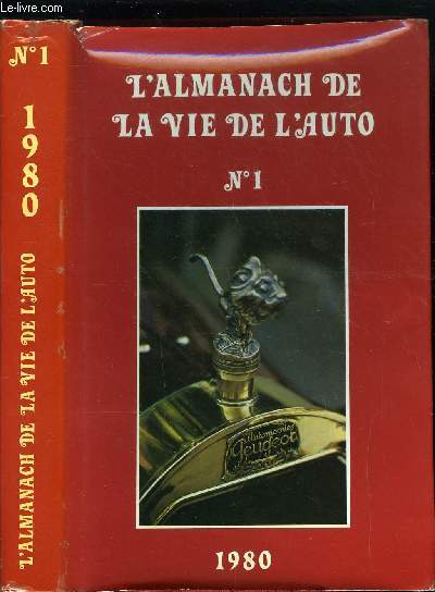 L'ALMANACH DE LA VIE DE L'AUTO N1 1980