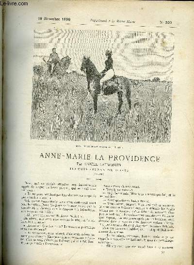 SUPPLEMENT A LA REVUE MAME N 220 - Anne-Marie la providence (suite) VI. Les partisans par Daniel Laumonier, illustrations de Orazi