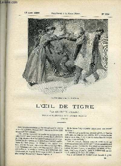 SUPPLEMENT A LA REVUE MAME N 254 - L'oeil de tigre (suite) VIII. par Georges Pradel, illustrations d'Alfred Paris