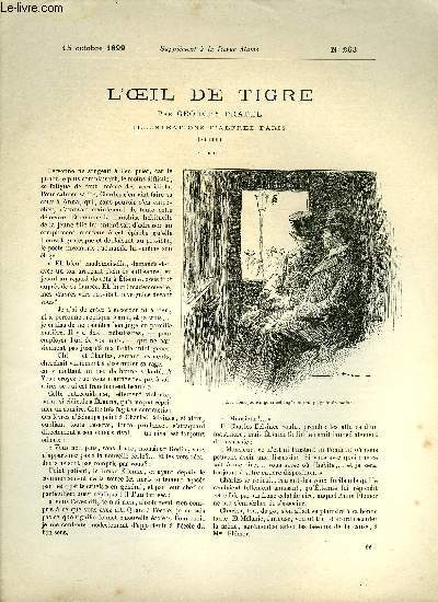 SUPPLEMENT A LA REVUE MAME N 263 - L'oeil de tigre (suite) par Georges Pradel, illustrations d'Alfred Paris