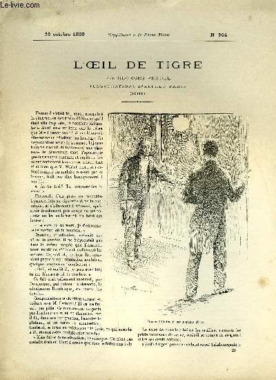 SUPPLEMENT A LA REVUE MAME N 264 - L'oeil de tigre (suite) par Georges Pradel, illustrations d'Alfred Paris