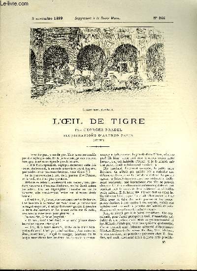 SUPPLEMENT A LA REVUE MAME N 266 - L'oeil de tigre (suite) par Georges Pradel, illustrations d'Alfred Paris