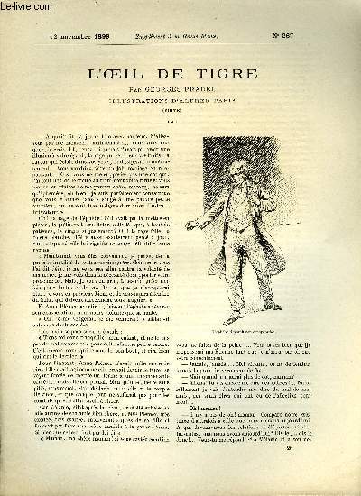 SUPPLEMENT A LA REVUE MAME N 267 - L'oeil de tigre (suite) VII. VIII. par Georges Pradel, illustrations d'Alfred Paris