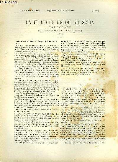 SUPPLEMENT A LA REVUE MAME N 274 - La filleule de Du Guesclin (suite) II. Baz Dotu par Pierre Mael, illustrations de Marcel Pille