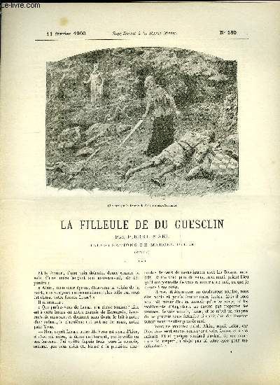 SUPPLEMENT A LA REVUE MAME N 280 - La filleule de Du Guesclin (suite) VII. Les deux Jeanne par Pierre Mael, illustrations de Marcel Pille