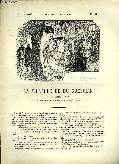 SUPPLEMENT A LA REVUE MAME N 287 - La filleule de Du Guesclin (suite) III. Le duel de Dinan par Pierre Mael, illustrations de Marcel Pille