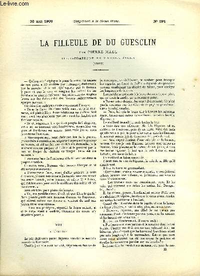 SUPPLEMENT A LA REVUE MAME N 294 - La filleule de Du Guesclin (suite) VIII. A l'cobue par Pierre Mael, illustrations de Marcel Pille