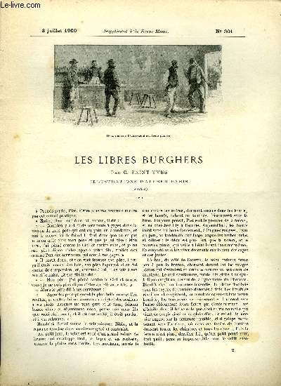SUPPLEMENT A LA REVUE MAME N 301 - Les libres burghers (suite) II. Au pays de l'or par G. Saint-Yves, illustrations d'Alfred Paris