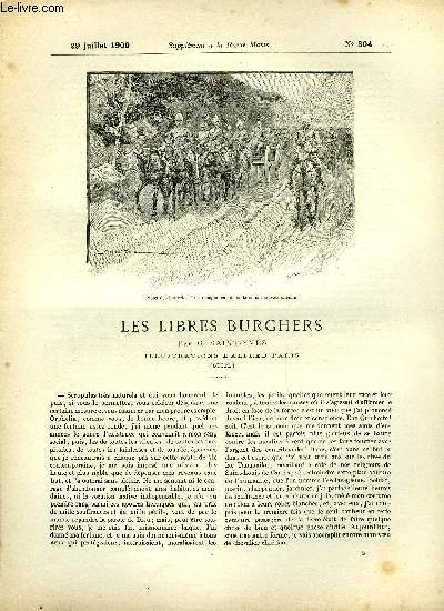 SUPPLEMENT A LA REVUE MAME N 304 - Les libres burghers (suite) par G. Saint-Yves, illustrations d'Alfred Paris