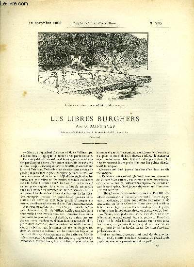 SUPPLEMENT A LA REVUE MAME N 320 - Les libres burghers (suite) par G. Saint-Yves, illustrations d'Alfred Paris