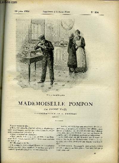 SUPPLEMENT A LA REVUE MAME N 404 - Mademoiselle Pompo (suite) XIII. La fuite par Pierre Mal, illustrations de G. Dutriac