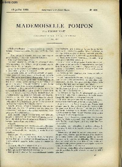 SUPPLEMENT A LA REVUE MAME N 406 - Mademoiselle Pompo (suite) par Pierre Mal, illustrations de G. Dutriac