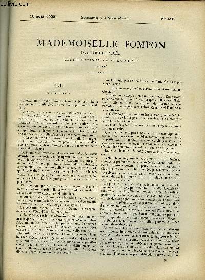 SUPPLEMENT A LA REVUE MAME N 410 - Mademoiselle Pompo (suite) XVII. Vie nouvelle par Pierre Mal, illustrations de G. Dutriac