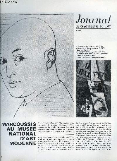 Journal de chefs-d'oeuvre de l'art n 68 - Marcoussis au muse national d'art moderne, Y. Alde, B. Lobo, La diane de Houdon