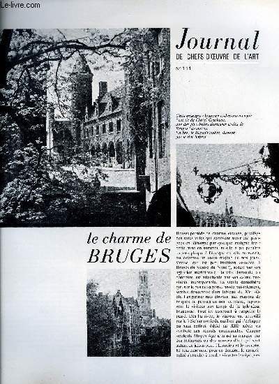 Journal de chefs-d'oeuvre de l'art n 111 - Le charme de Bruges, Wostan, 8 nafs brsiliens