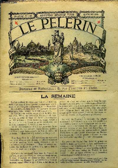 Le Plerin n 1125 - L'effort, Le XIe centenaire de Notre Dame de Rochefort, Le congrs eucharistique de Bruxelles, La revue du 14 juillet