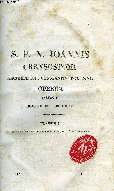 Archiepiscopi constantinopolitani, operum - 24 tomes