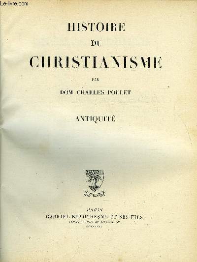 Histoire du christianisme - 5 tomes