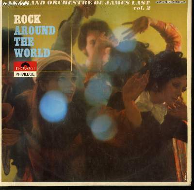 DISQUE VINYLE 33T ROCK AROUND THE WOLRD / ROCK AROUND THE CLOCK / BACK TO MEMPHIS / LADY MADONNA / SUMMERTIME BLUES / BLUEBERRY HILL....