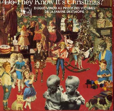 DISQUE VINYLE MAXI 45T. DO THEY KNOW IT'S CHRISTMAS. / FEED THE WORLD.