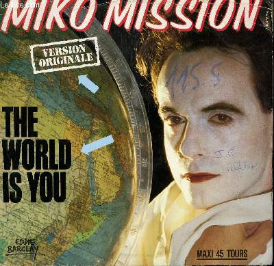 DISQUE VINYLE MAXI 45T. THE WORLD IS YOU.