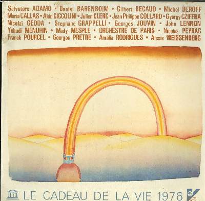 DISQUE VINYLE 33T / LE CADEAU DE LA VIE 1976