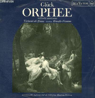 DISQUE VINYLE 33T ORPHEE (EXTRAITS MUSICAUX).