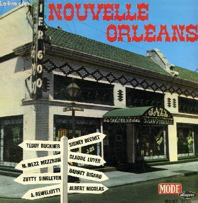 DISQUE VINYLE 33T WEARY BLUES, ROYAL GARDEN BLUES, DRUM FAC, BLUES DES ANNEES 20, MARYLAND, STRUTTIN' WITH SOME BARBECUE, SHAKE 'EM UP, HIGH SOCIETY, NOUVELLE ORLEANS, CLARINET MARMALADE.