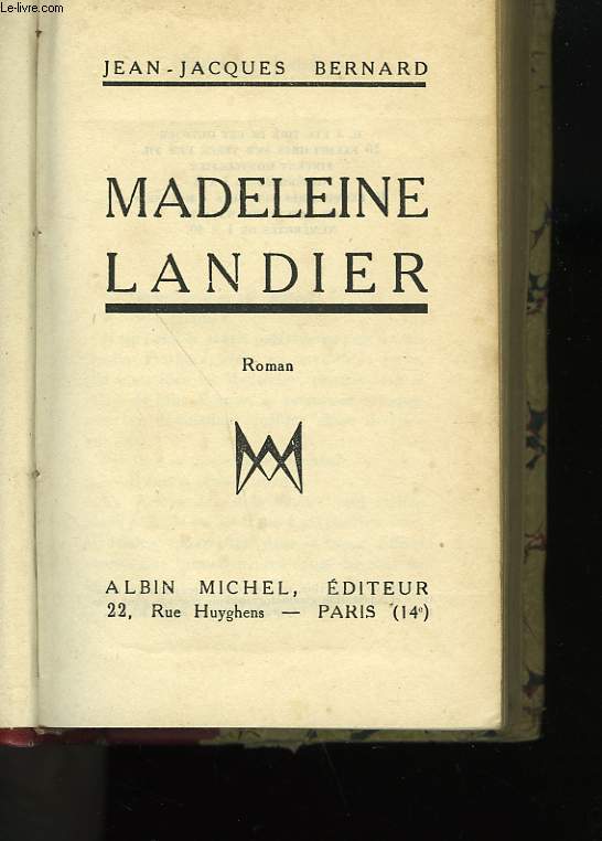 MADELEINE LANDIER.