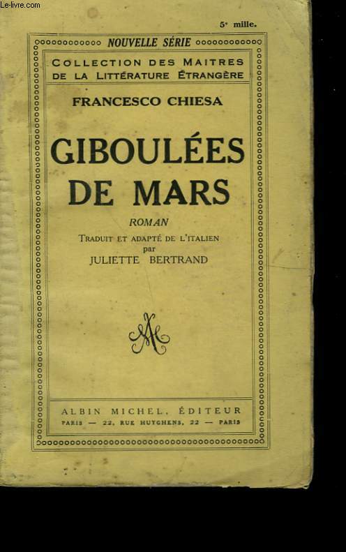 GIBOULEES DE MARS.
