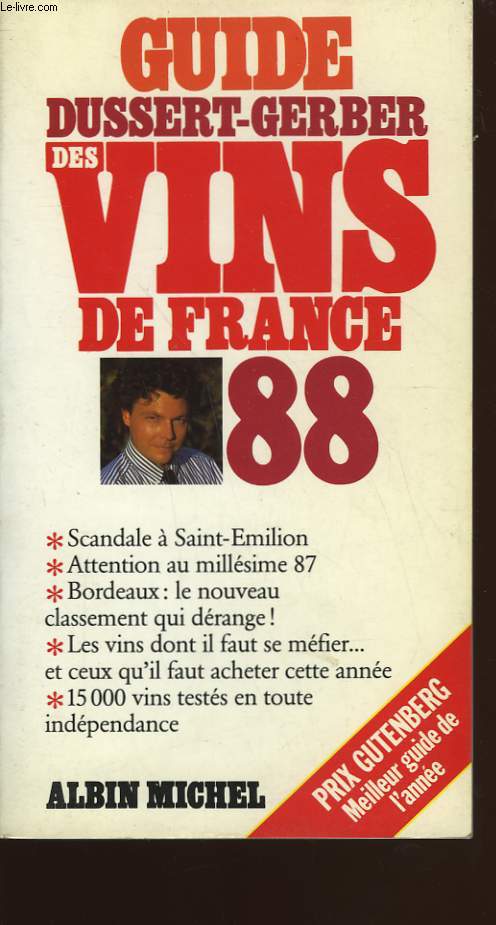 GUIDE DES VINS DE FRANCE 1988.