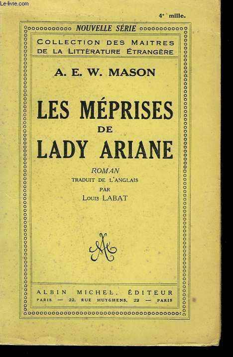 LES MEPRISES DE LADY ARIANE.