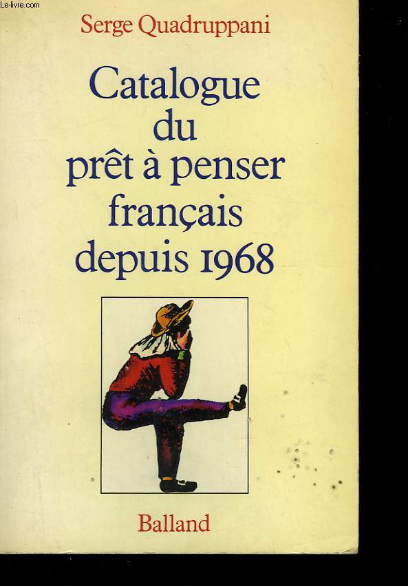 CATALOGUE DU PRET A PENSER FRANCAIS DEPUIS 1968.
