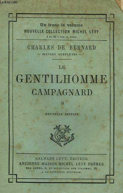 LE GENTILHOMME CAMPAGNARD. TOME 2.