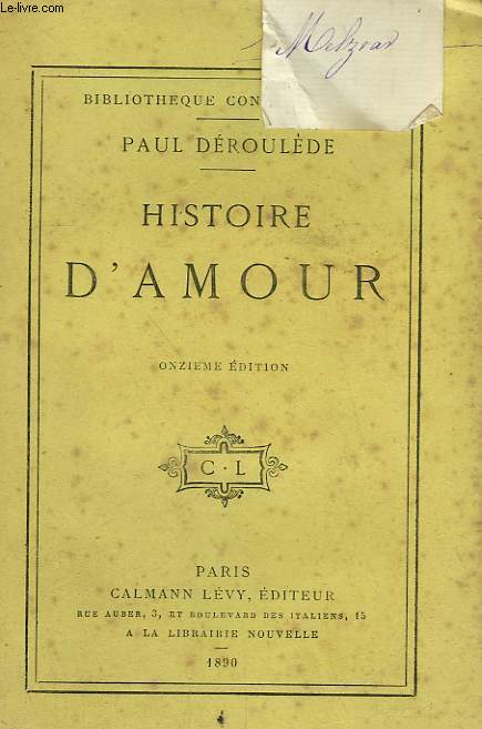 HISTOIRE D'AMOUR.